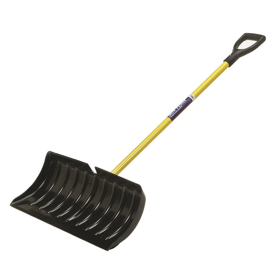 5120016118072 AbilityOne NSN6118072 Industrial Grade Shovel, Snow Pusher, ABS Scoop, 40" Fiberglass Handle, D-grip Bx