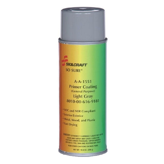 8010006169181 AEROSOL PRIMER COATING PAINT, MULTI-SURFACE - GRAY EA
