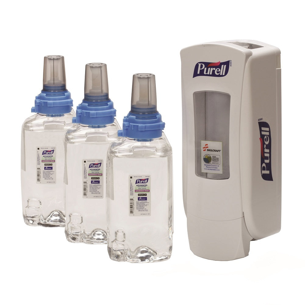 8520017027810 ADVANCED GREEN CERTIFIED INSTANT HAND SANITIZER FOAM, STARTER KIT