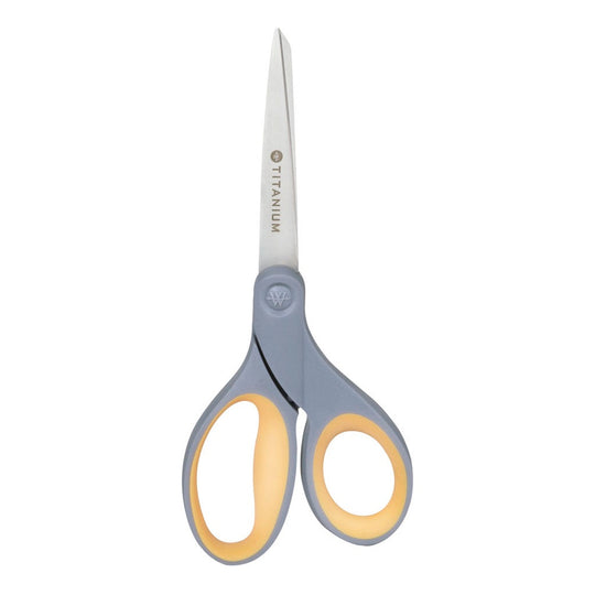 5110-01-629-6575 / 5110016296575 • Titanium Straight Scissors • 8" • Quote • Case Pack • SKILCRAFT® Westcott®