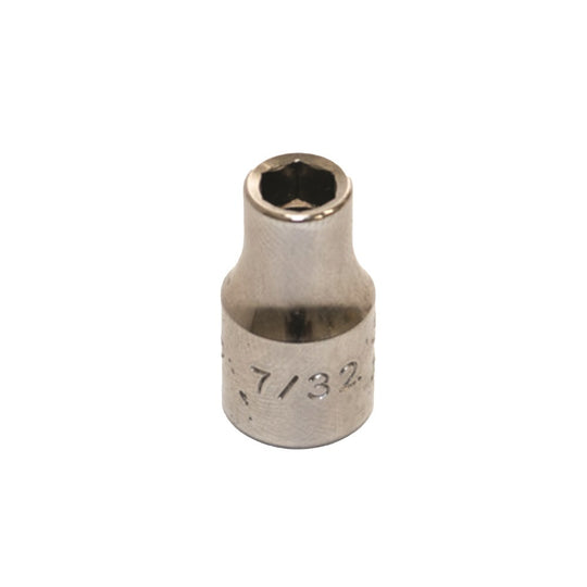 5120013350934 AbilityOne NSN3350934 Socket, 1/4" Drive, 7/32" Shallow, SAE 6-Point Fastener Ea