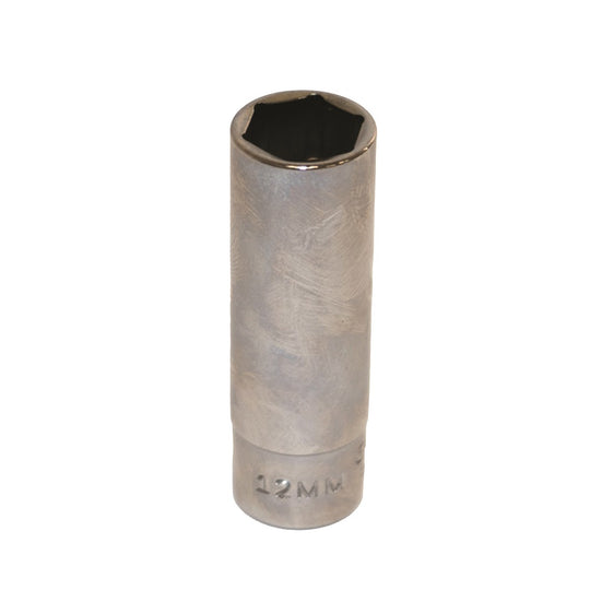 5120013487265 AbilityOne NSN3487265 Socket, Chrome, 1/4" Drive, 12 mm Deep, Metric 6 Point Fastener Ea
