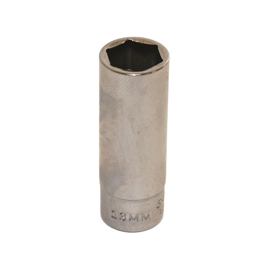 5120013487266 AbilityOne NSN3487266 Socket, Chrome, 1/4" Drive, 13 mm Deep, Metric 6 Point Fastener Ea
