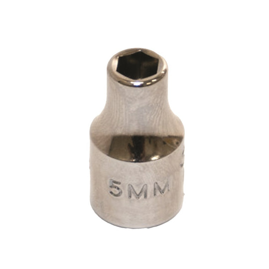 5120013489251 AbilityOne NSN3489251 Socket, Chrome, 1/4" Drive, 5 mm Shallow, Metric 6 Point Fastener Ea