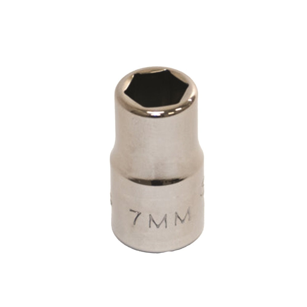 5120013489254 AbilityOne NSN3489254 Socket, Chrome, 1/4" Drive, 6 mm Shallow, Metric 6 Point Fastener Ea