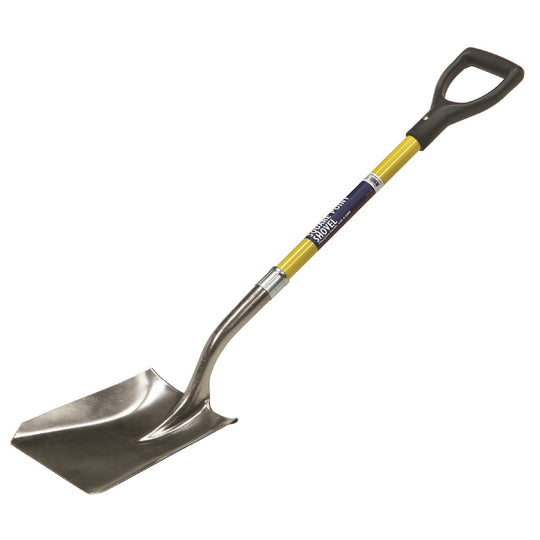 SKILCRAFT Square Point Shovel - 29" D-Grip Handle – Open Back - NSN 5120-01-611-8056 / 5120016118056