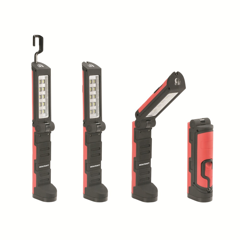 NSN 6230-00-NIB-0066 / 623000NIB0066 • LED Folding Work Light • Case of 6 • Red and Black • Quote