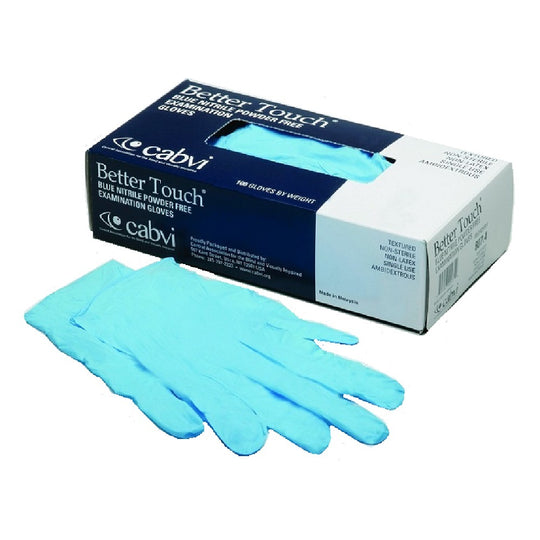 NSN 6515-00-NIB-0239 / 651500NIB0239 • Nitrile Examination Gloves • Powder-Free • Latex-Free • X-Large • Case of 1,000 • Blue • Quote