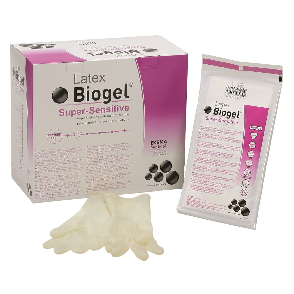 SUPER SENSITIVE, SURGICAL POWDER-FREE GLOVES, SIZE 7.5 CS