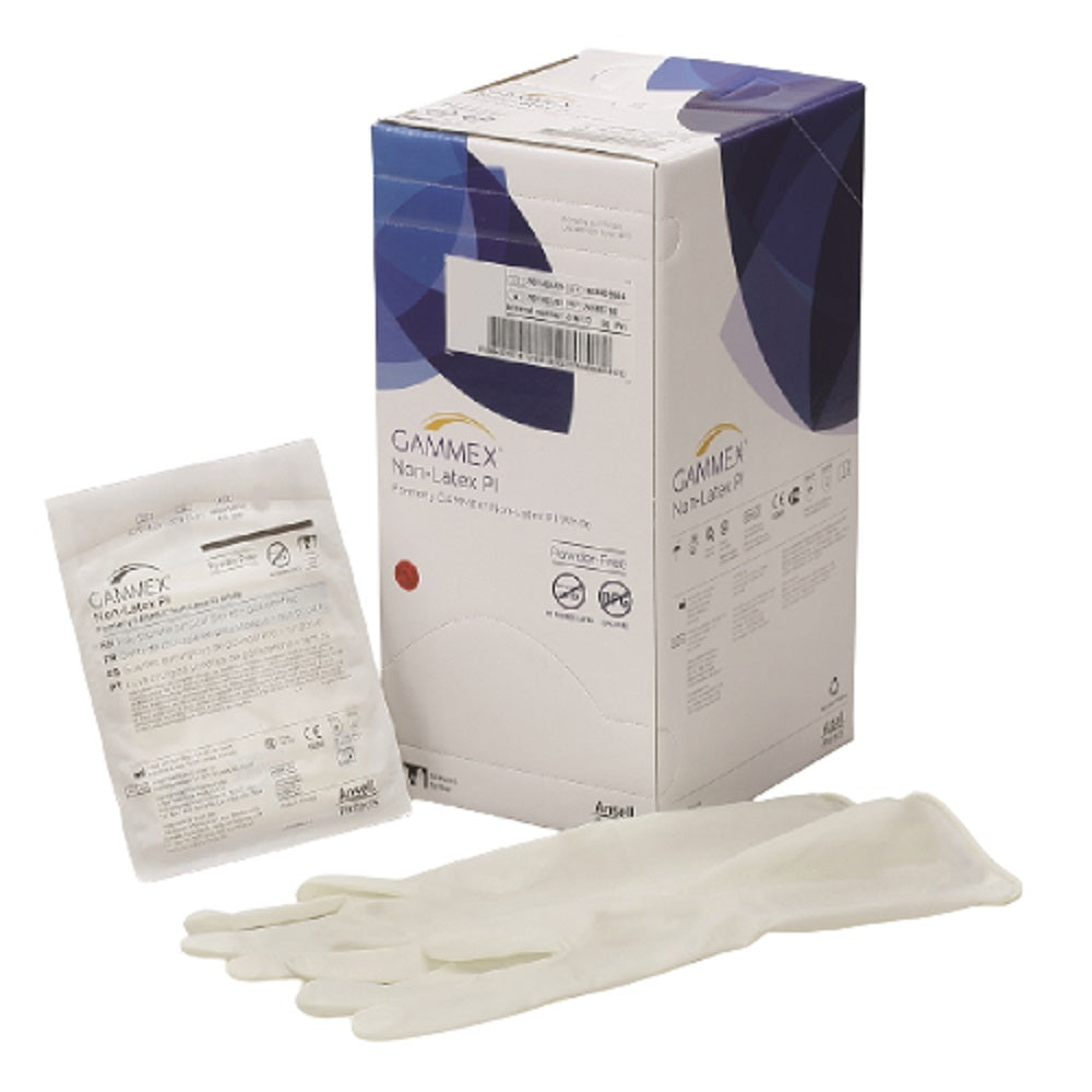 GAMMEX NON-LATEX PI POWDER-FREE GLOVES, SIZE 7.5  CS