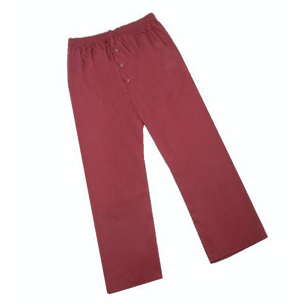 653200NIB0028 ABILITYONE NSNNIB0028 MEDICAL MEN'S PAJAMA BOTTOM, LARGE, CRANBERRY