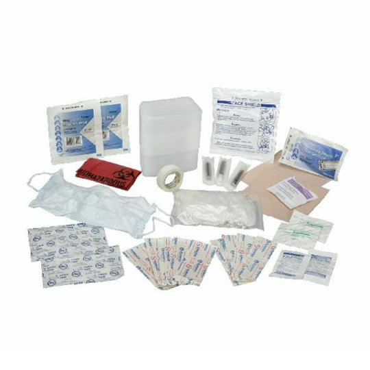 SKILCRAFT First Aid Kit - Individual - Red Canvas Case - NSN 6545-00-656-1092 / 6545006561092 CS