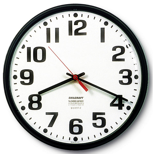 NSN 6645-01-389-7944 / 6645013897944 • Quartz Wall Clock • 12.75" Diameter