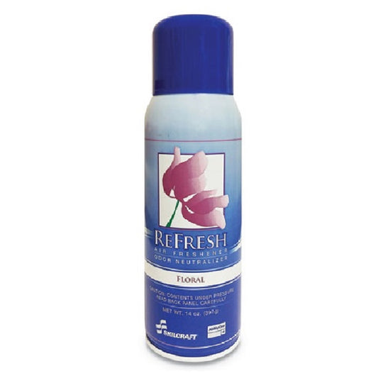 6840-00-721-6055 / 6840007216055 Air Freshener Aerosol • Fresh Floral • 14 oz • ReFresh • Quote