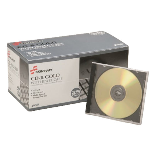 7045014065391 AbilityOne, Compact Disc, Recordable, Gold, BX