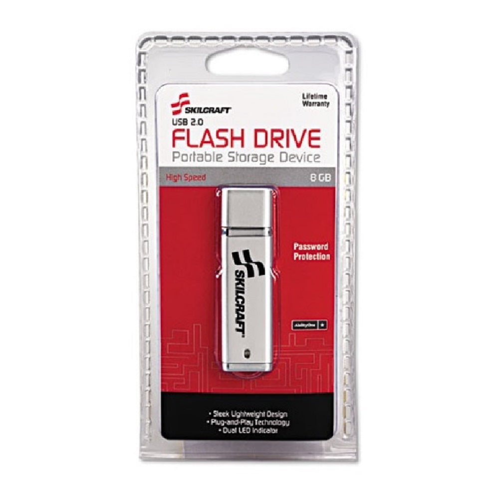 7045015584988 AbilityOne NSN5584988 USB Flash Drive, Plug-and-Play, 16GB Ea