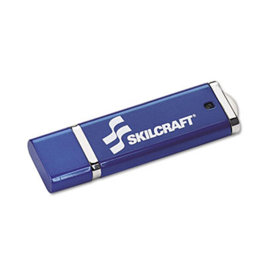 7045015584993 AbilityOne NSN5584993 USB Flash Drive with 256-bit AES Encryption, 8GB Ea