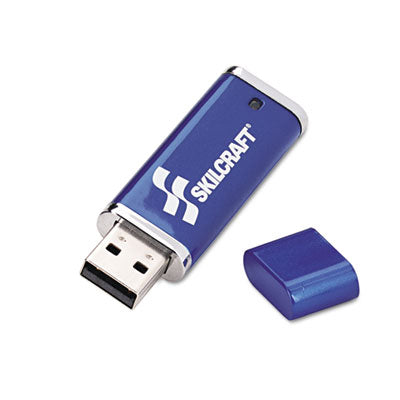 7045015584993 AbilityOne NSN5584993 USB Flash Drive with 256-bit AES Encryption, 8GB Ea