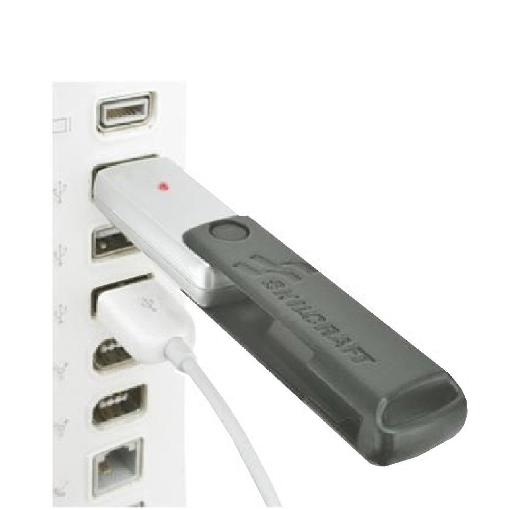 7045015684208 AbilityOne NSN5684208 USB Flash Drive, 256-Bit SES Encryption, Water Resistant, Silver/Black, 2GB Ea