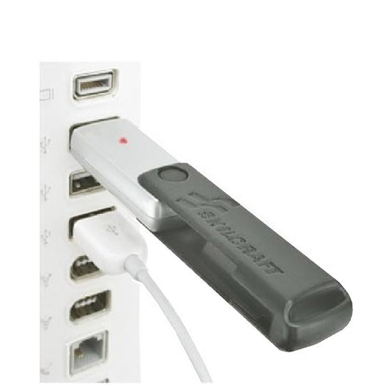 7045015684208 AbilityOne NSN5684208 USB Flash Drive, 256-Bit SES Encryption, Water Resistant, Silver/Black, 2GB Ea