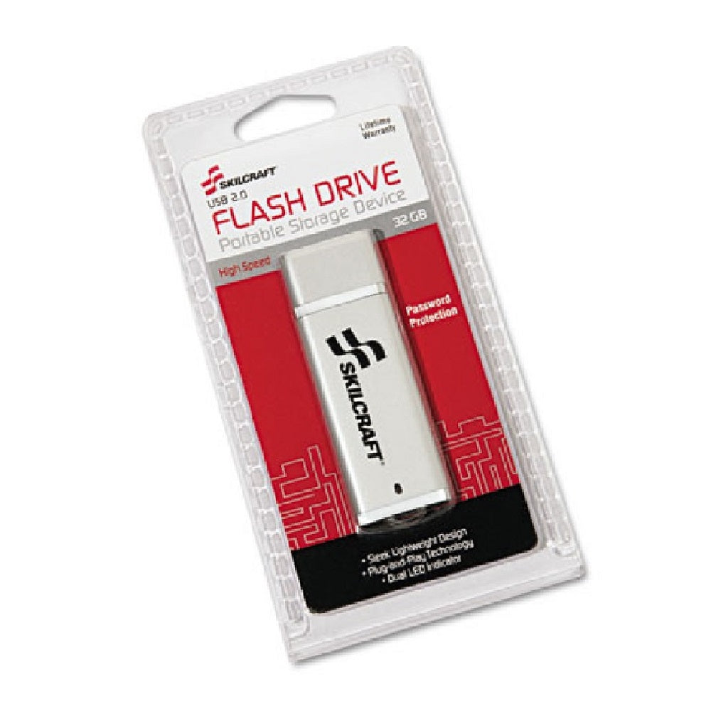 7045015702661 AbilityOne NSN5702661 USB Flash Drive, Plug-and-Play, 32GB Ea