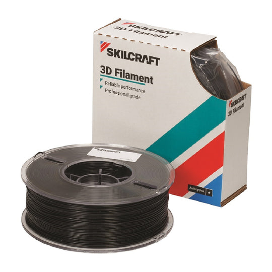 7045016859763 AbilityOne NSN6859763 3D Printer Acrylonitrile Butadiene Styrene Filament, 1.75 mm, Black Bx