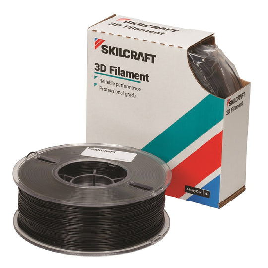 7045017057354, AbilityOne, NSN7057354 - 3D Printer Filament - Acrylonitrile Butadiene Styrene - Black - 1kg of 2.85 mm Bx