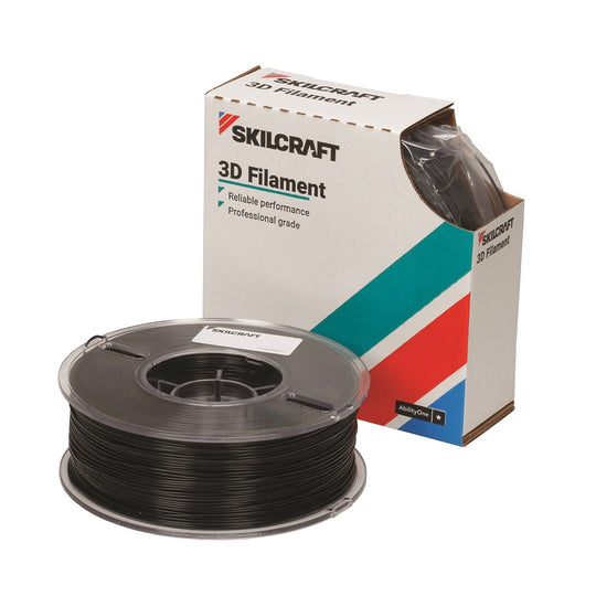 7045017057355, AbilityOne, NSN7057355 - 3D Printer Filament - Nylon - Black - 1kg of 2.85 mm Bx