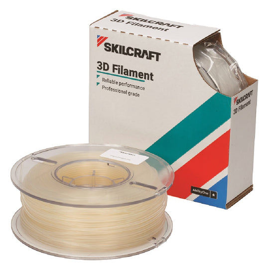 7045017057356 AbilityOne, NSN7057356 3D Printer Filament, Nylon, Natural, 1kg of 2.85 mm Bx