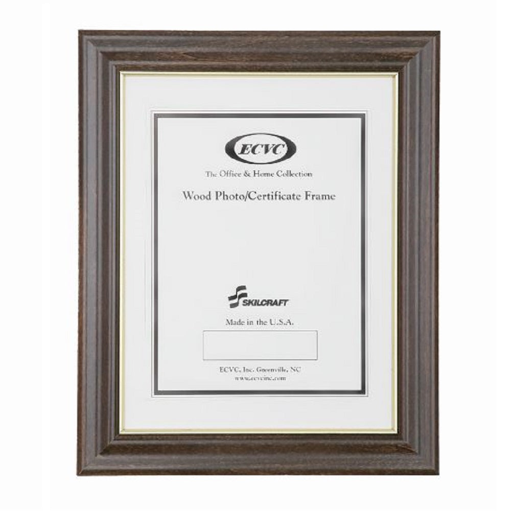 7105012820630 AbilityOne NSN2820630, Style C, Walnut Stained Frame 8" x 10"  Bx