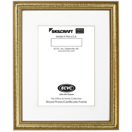 7105014195329 AbilityOne NSN4195329 Style F, Hardwood Finish Frames, Gold Bx