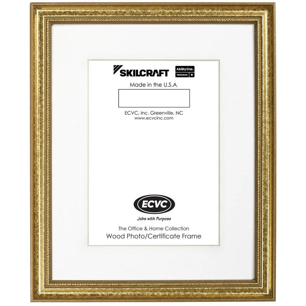 7105014195339 AbilityOne, Style F, Hardwood Finish Frames, Gold Bx