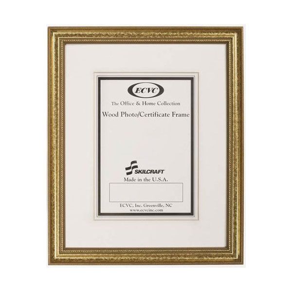 7105014195360 AbilityOne NSN4195360 Style F, Hardwood Finish Frames, Gold Bx