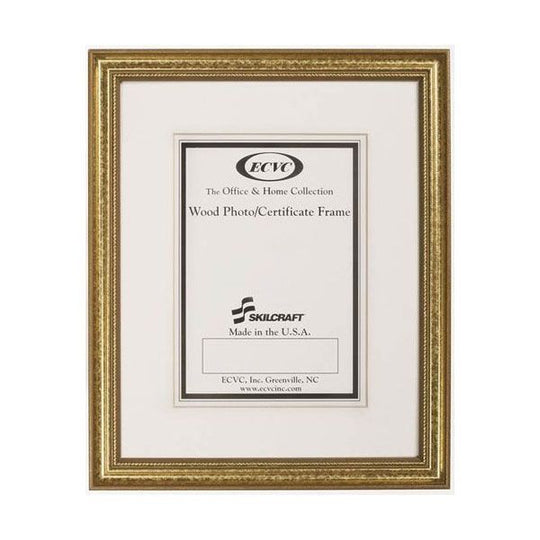 7105014195360 AbilityOne NSN4195360 Style F, Hardwood Finish Frames, Gold Bx