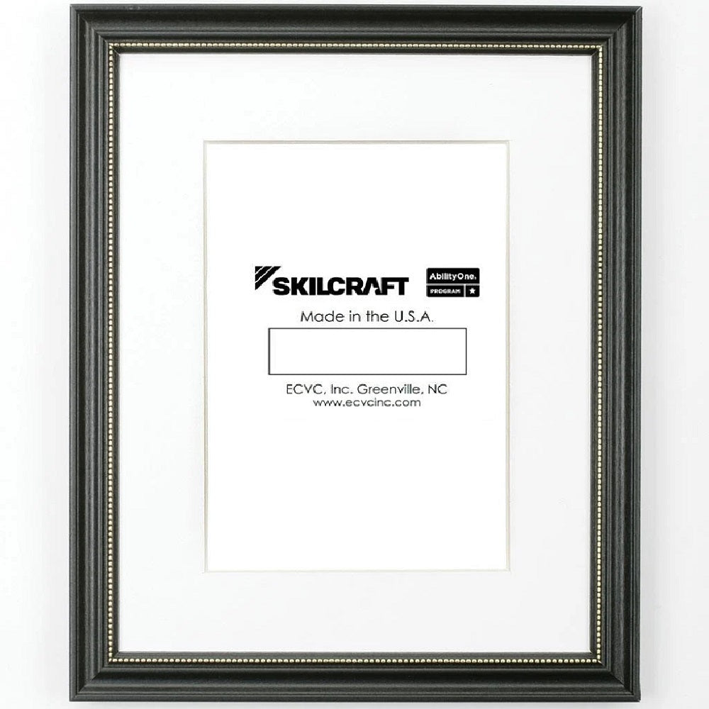 7105014246473 AbilityOne, Style F - Hardwood Finish Frames, 8" x 10", Black Bx