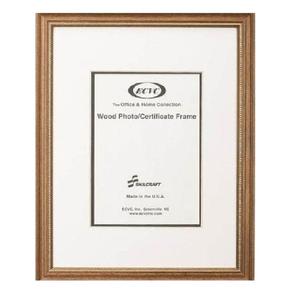 7105014406068 AbilityOne NSN4406068 Style E - Clear Oak Frames, Velcro Hanger, 8" x 10" Bx