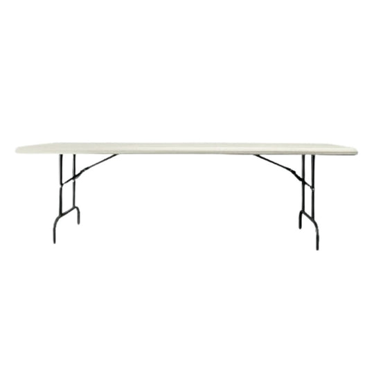 7105-01-724-1198 / 7105017241198 • Rectangular Folding Table 96 W x 30 D Platinum Gray 2000 lb Capacity • Case • Quote