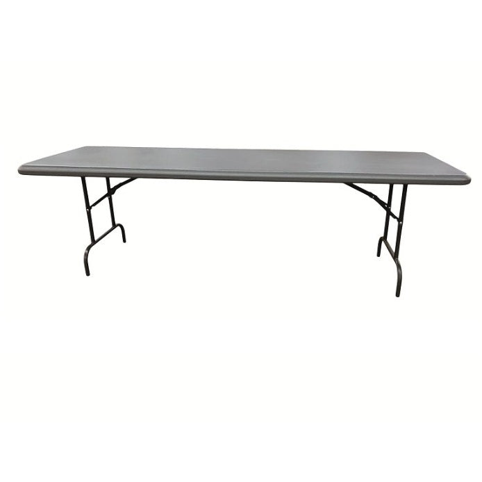7105-01-724-3925 / 7105017243925 • Rectangular Folding Table 96 W x 30 D Charcoal Gray 2000 lb Capacity