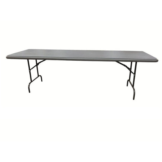 7105-01-724-3925 / 7105017243925 • Rectangular Folding Table 96 W x 30 D Charcoal Gray 2000 lb Capacity • Case • Quote