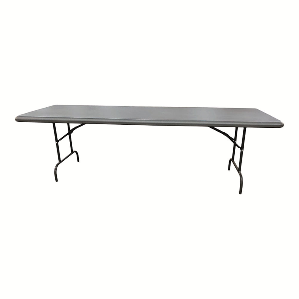 7105-01-724-6313 / 7105017246313 • Rectangular Folding Table 60" W x 29" H x 30" D • 2000 lb Capacity • Charcoal Gray