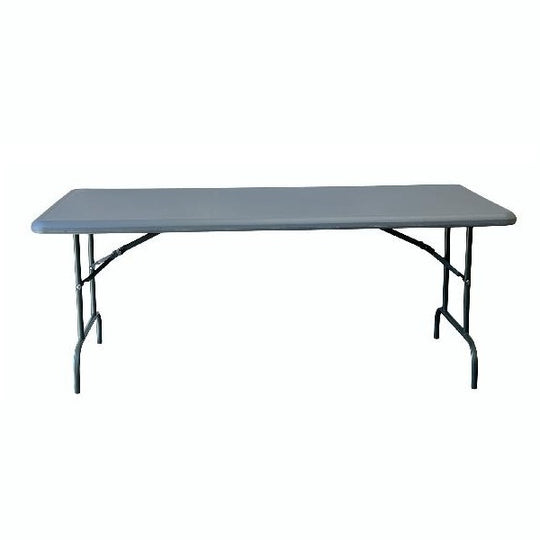 7105-01-724-6807 / 7105017246807 • SKILCRAFT Rectangular Folding Table 72" x 30" Charcoal Gray, Bulk • Quote