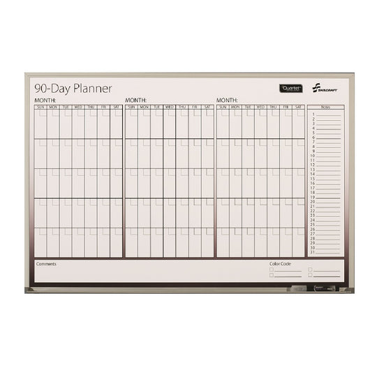 7110-01-407-0160 / 7110014070160 • Dry Erase 90-Day Control Planner Board, 36 x 24 • Bulk • Quote
