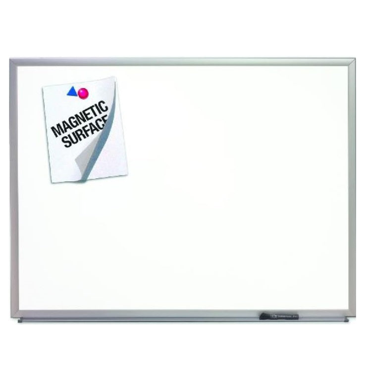 7110-01-568-0398 / 7110015680398 Melamine Dry Erase Whiteboard • 72" x 48" • Aluminum Frame • EA