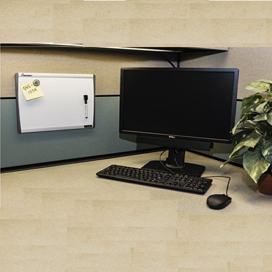 7110-01-622-2132 / 7110016222132 Cubicle Magnetic Dry Erase Board • Aluminum Frame • 14" x 11"
