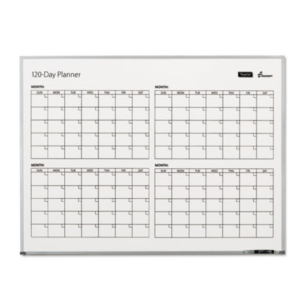 7110-01-622-2133 / 7110016222133 4-Month Dry Erase Calendar • 48" x 36" • EA