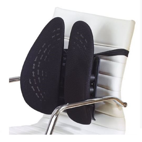 7110016695638 AbilityOne NSN6695638, ERGONOMIC ADJUSTABLE BACK REST, BLACK EA