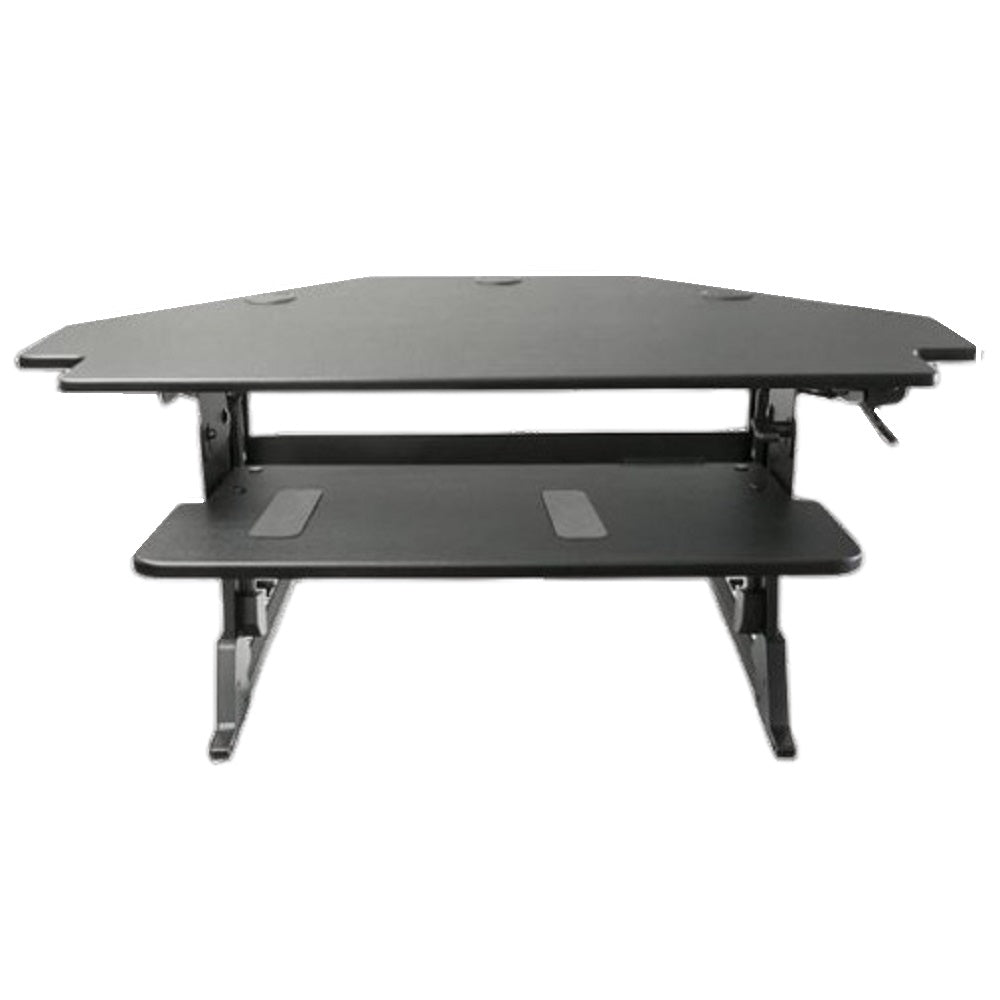 SKILCRAFT Corner Desktop Sit-Stand Workstation • NSN 7110-01-692-5299 / 7110016925299