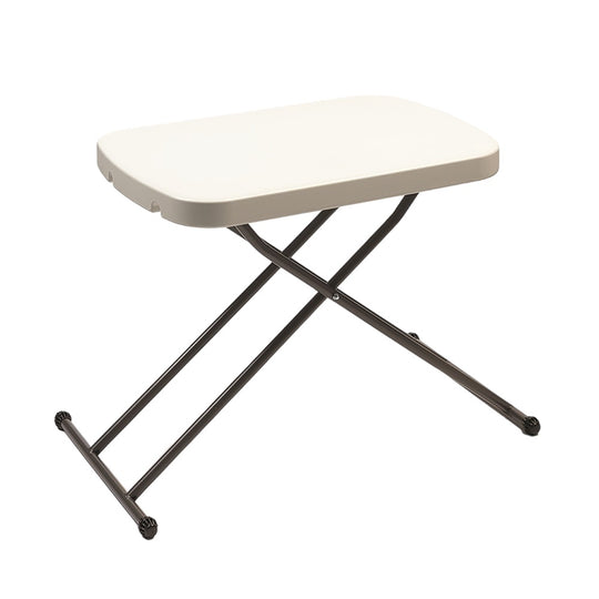7110017026956 AbilityOne, Personal Adjustable Height Folding Table , 25 lb Weight Capacity, Platinum Gray Ea