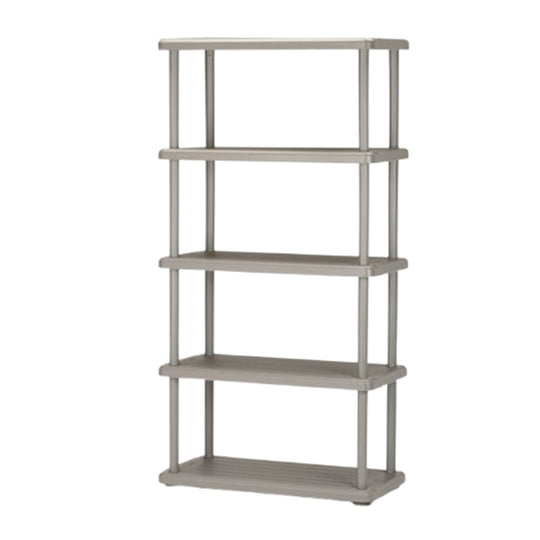 7125-01-667-2787 / 7125016672787 Open Storage Shelving Unit • 5 Shelves • Charcoal • 74" x 36" x 18"
