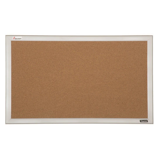 7195-01-567-9517 / 7195015679517 Cubicle Cork Bulletin Board • 30" x 18" • Aluminum Frame • EA